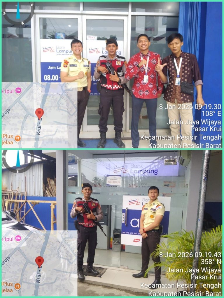 Polres Pesisir Barat Melaksanakan Pengamanan Objek Vital