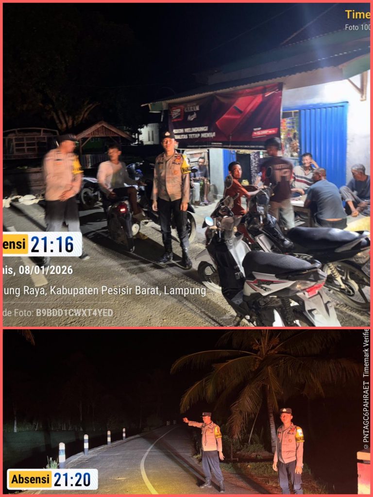 Polres Pesisir Barat Tanggap Aduan Masyarakat Melalui Layanan 110, Bubarkan Aksi Balap Liar