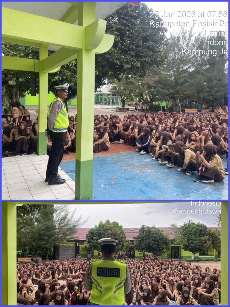 SATLANTAS POLRES PESISIR BARAT GO TO SCHOOL