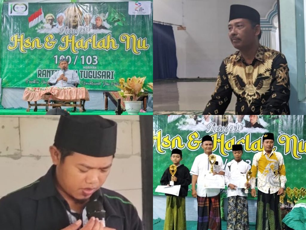 Resepsi HSN dan Harlah NU Satu Abad, Ranting NU Tugusari Teguhkan Peran Keumatan