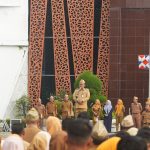 Pemkab Way Kanan Gelar Apel Mingguan di Lapangan Buway Pemuka