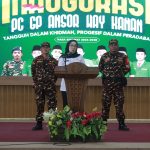 Bupati Ayu Hadiri Pelantikan GP Ansor Way Kanan