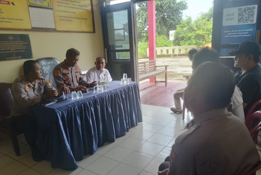Tingkatkan Pelayanan, Polres Way Kanan Gelar Inspeksi dan Waskat di Polsek Gunung Labuhan