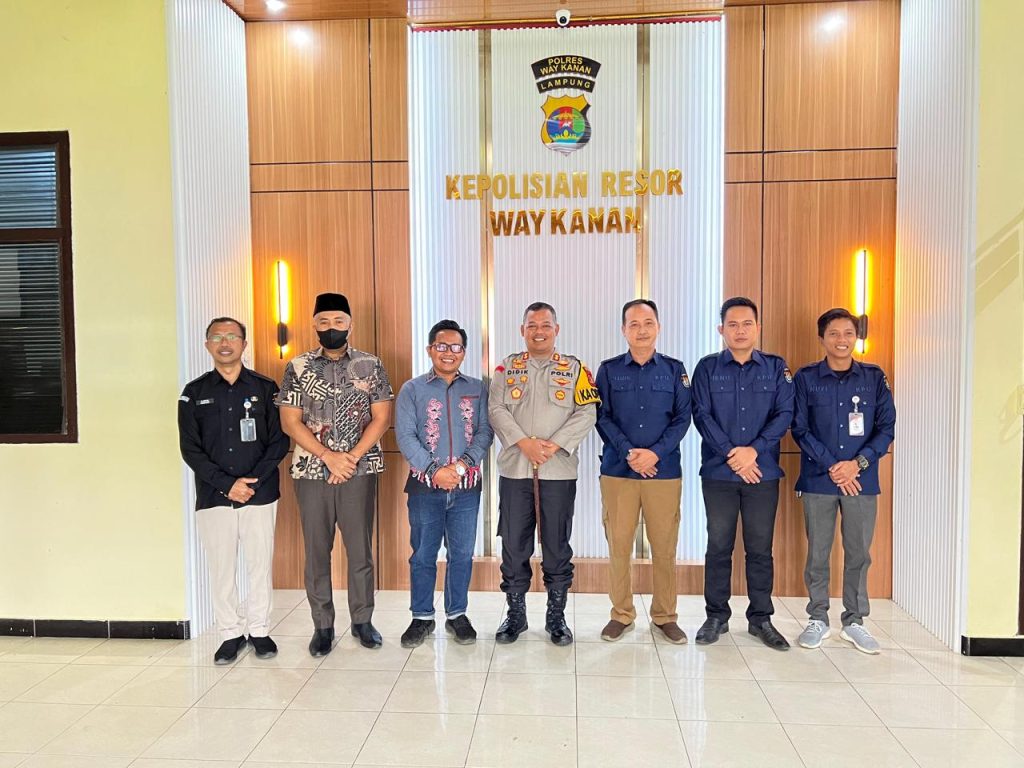 Kapolres Way Kanan Terima Audensi Ketua KPU