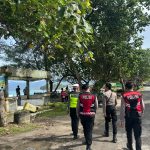 POLRES PESISIR BARAT BERIKAN IMBAUAN DEMI KESELAMATAN PENGUNJUNG WISATA PANTAI