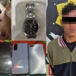 Polisi Ringkus Diduga Pelaku Curat Jam Tangan dan Hp di Banjit