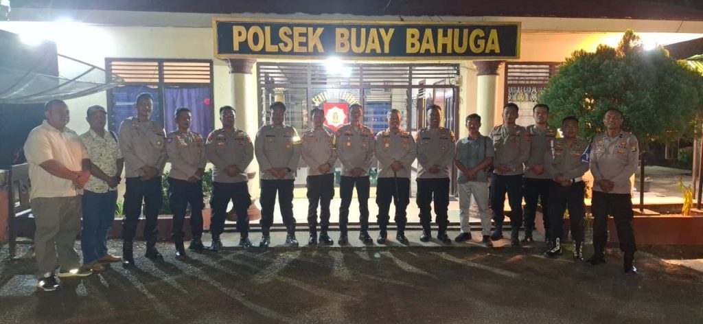 Kunker di Polsek Buay Bahuga, Kapolres Tekankan Anggota Jauhi Narkoba Kejar Prestasi