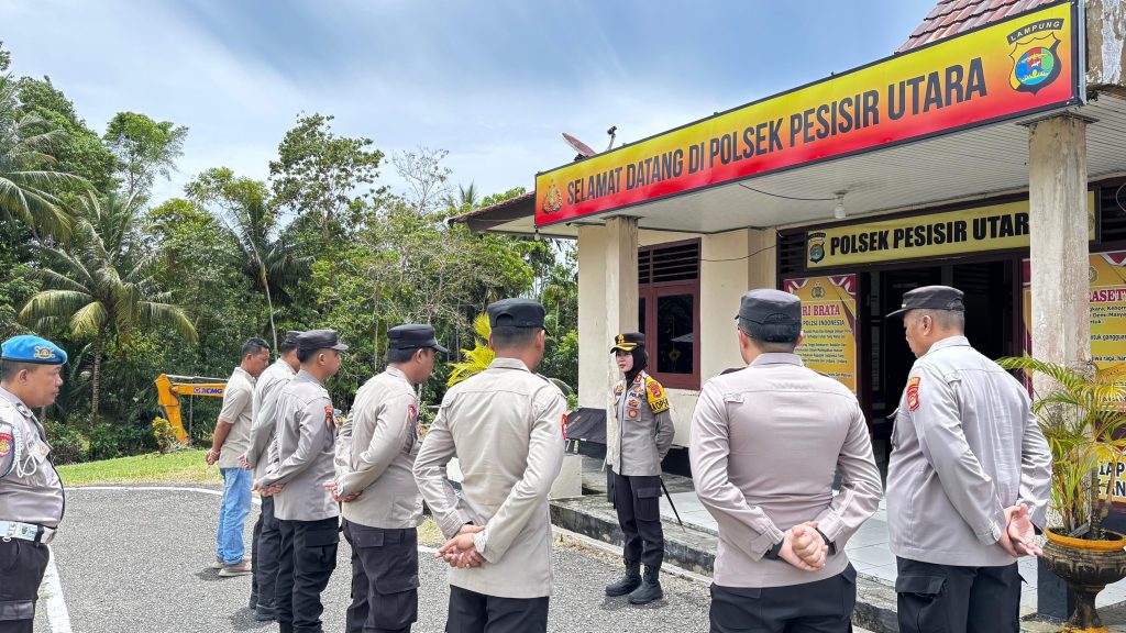 KAPOLRES PESISIR BARAT MELAKSANAKAN KEGIATAN INSPEKSI, ASISTENSI DAN EVALUASI DI POLSEK PESISIR UTARA