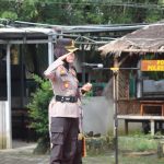 KAPOLRES PESISIR BARAT PIMPIN UPACARA SERTIJAB PS KASIPROPAM, KASATPOLAIRUD DAN KASIWAS