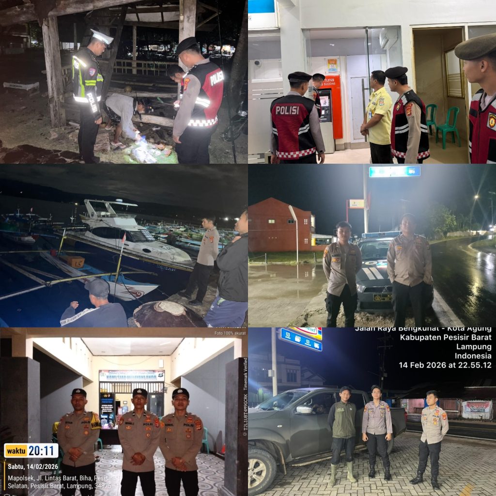 POLRES PESISIR BARAT BERIKUT POLSEK JAJARAN GELAR PATROLI KRYD