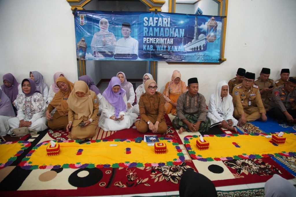 Pemkab Way Kanan Safari Ramadhan 1447 H di Masjid Nurul Iman Negara Batin