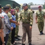 Bupati Way Kanan Ayu Hadiri Penyambutan Menhan RI, Tegaskan Komitmen Ketahanan Wilayah