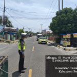 ANTISIPASI KEPADATAN KENDARAAN SAAT DI BULAN RAMADHAN, SATLANTAS POLRES PESISIR BARAT LAKSANAKAN GATUR LALIN