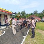 KABAG REN POLRES PESISIR BARAT PIMPIN APEL PAGI DI POLSEK PESISIR UTARA