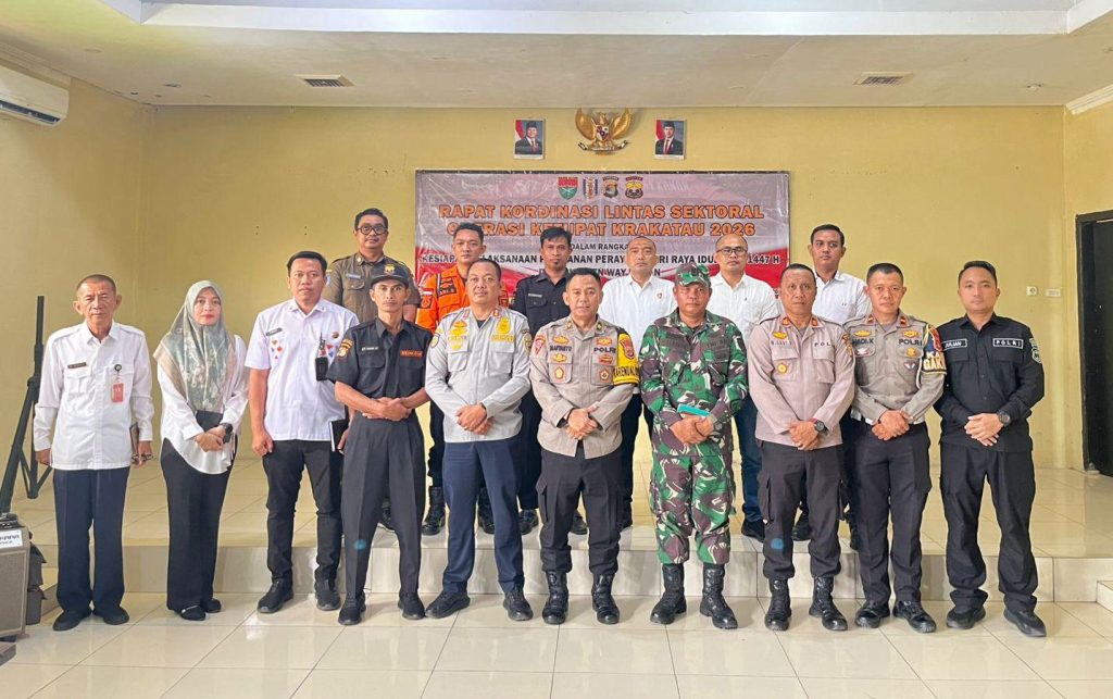 Jelang Hari Raya Idul Fitri 1447 H, Polres Way Kanan Gelar Rapat Koordinasi Lintas Sektoral