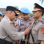 Polres Way Kanan Gelar Upacara Sertijab Wakapolres dan Kasipropam