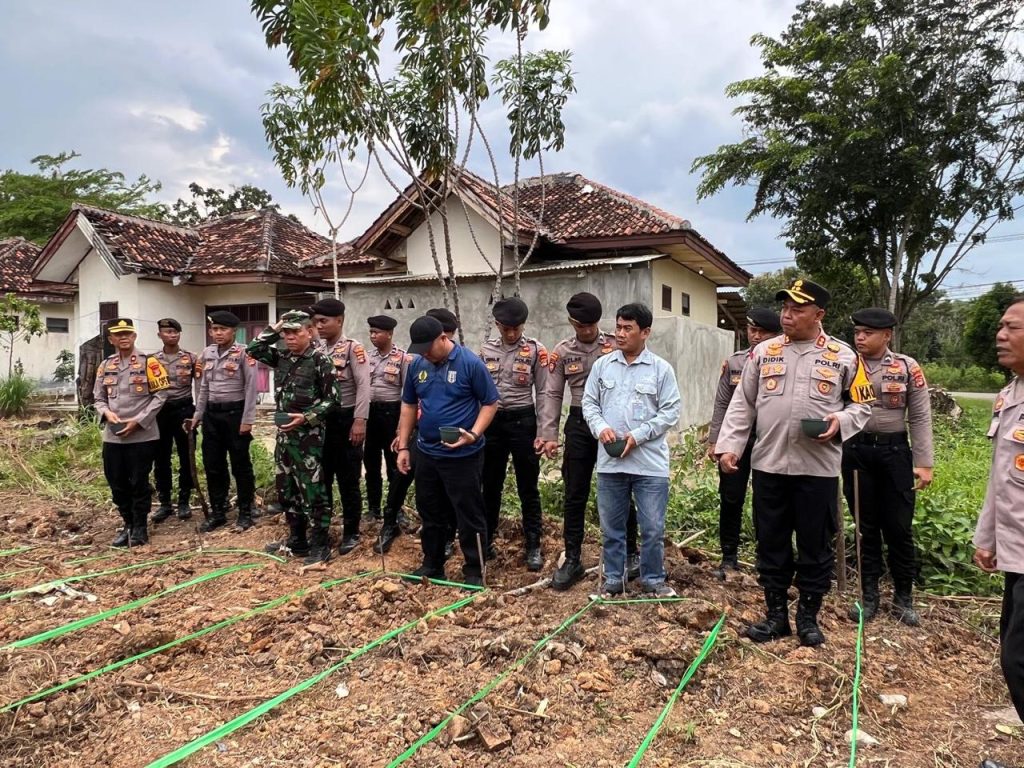 Dukung Swasembada Pangan, Polisi Gelar Penanaman Jagung Serentak Kuartal 1 2026 di Way Kanan
