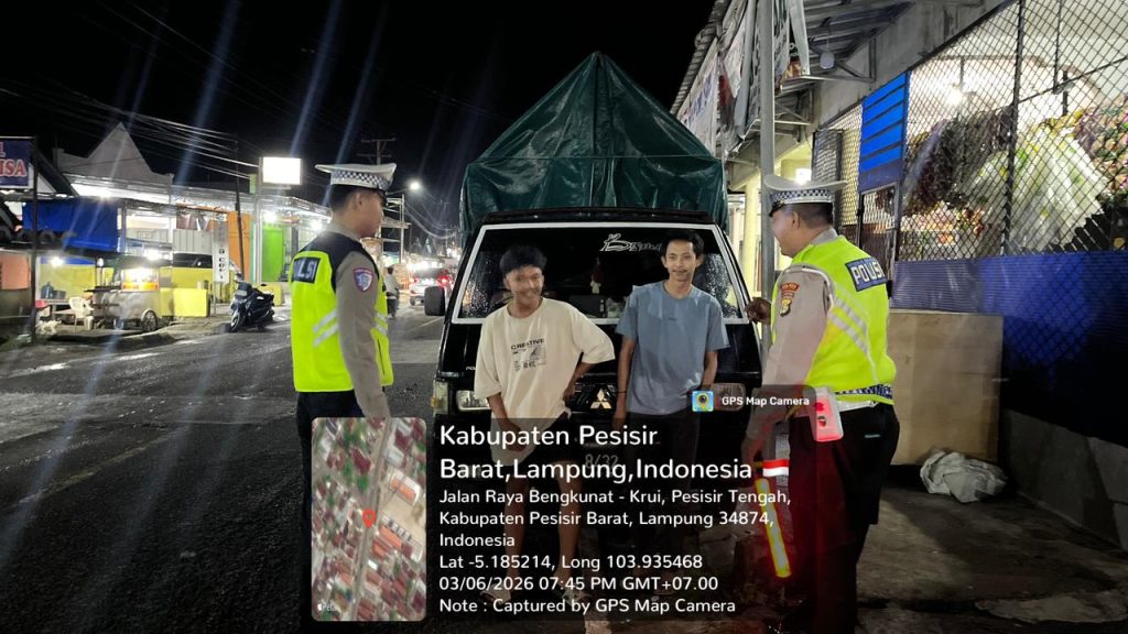 CIPTAKAN KAMSELTIBCARLANTAS, SATLANTAS POLRES PESISIR BARAT LAKSANAKAN PATROLI DIALOGIS