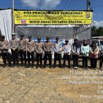 POS PENGAMANAN BENGKUNAT POLRES PESISIR BARAT SIAP BERIKAN PELAYANAN TERBAIK UNTUK PEMUDIK