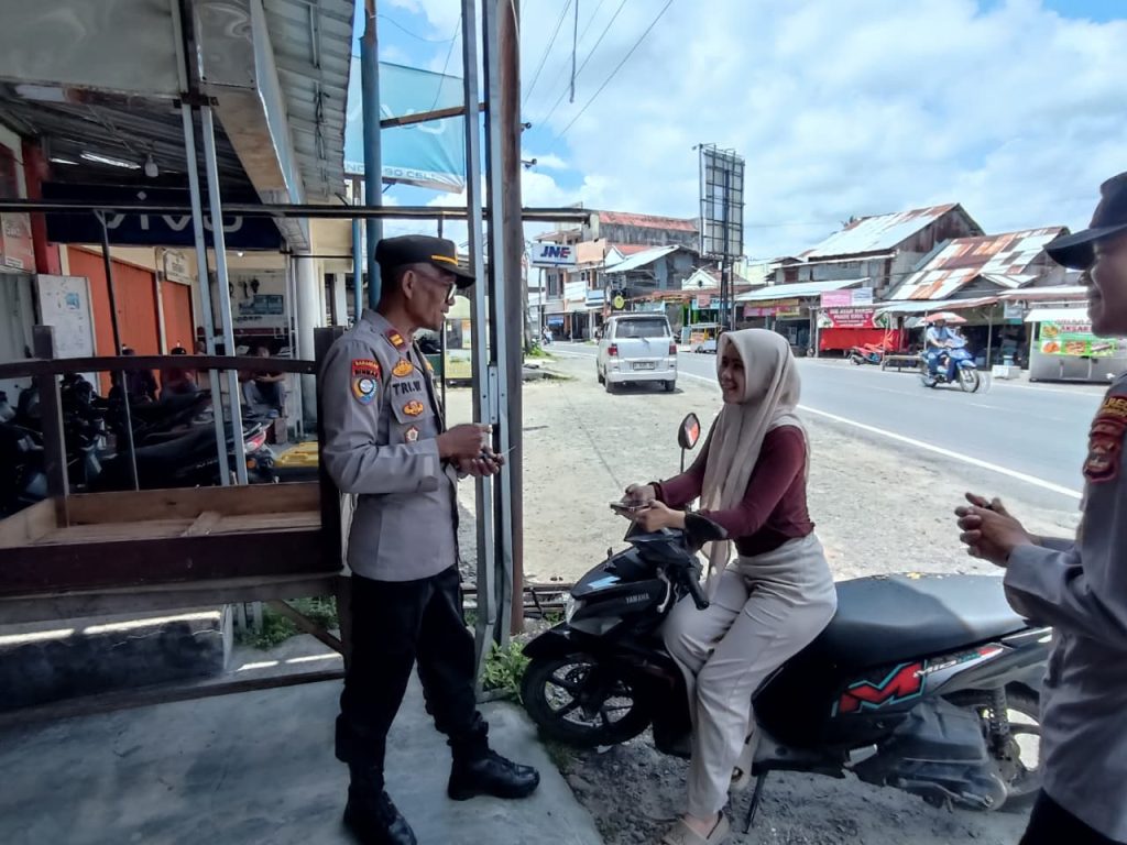 SATGAS PREEMTIF OPERASI KETUPAT KRAKATAU 2026 POLRES PESISIR BARAT BERIKAN HIMBAUAN KAMTIBMAS