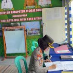 PASTIKAN PELAKSANAAN TUGAS, KAPOLRES PESISIR BARAT LAKUKAN PENGECEKAN POS PELAYANAN KRUI