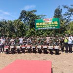 KUNJUNGAN KERJA PANGDAM XXI/RI KE YONIF TP 944/RSC, PERKUAT SINERGI PERTAHANAN DAN PEMBANGUNAN DI PESISIR BARAT