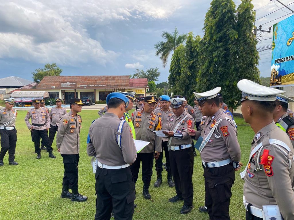 Polres Way Kanan Siagakan Ratusan Personel Amankan Malam Takbiran