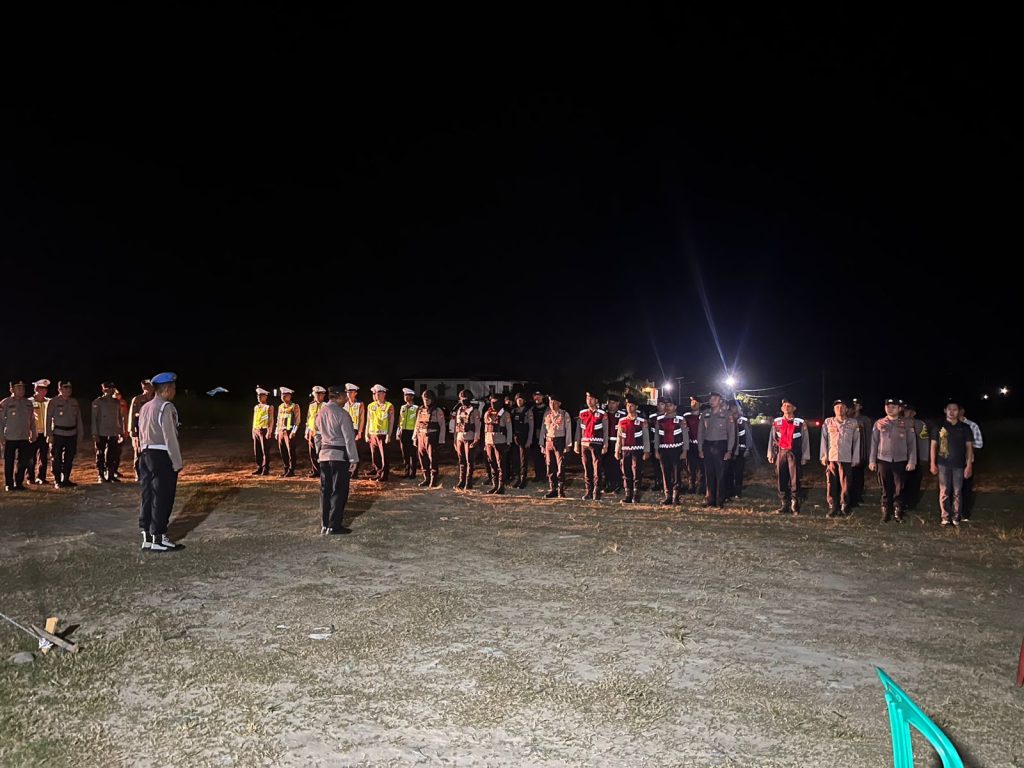 OPERASI KETUPAT KRAKATAU 2026, POLRES PESISIR BARAT LAKSANAKAN PENGAMANAN MALAM TAKBIR IDUL FITRI 1447 H