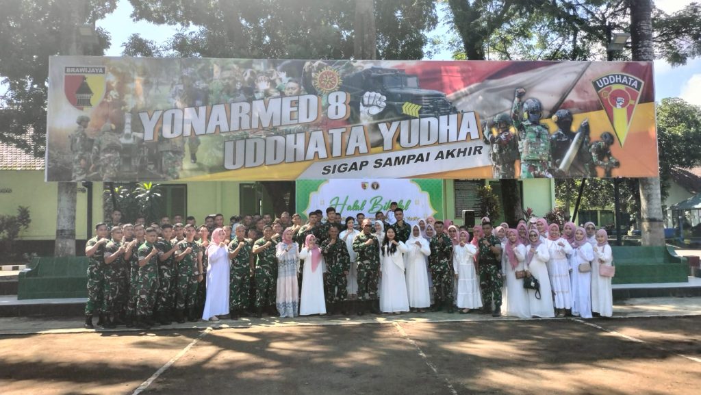Armed 08 Gelar Halal Bihalal, Bangun Kekompakan dan Semangat Baru Prajurit