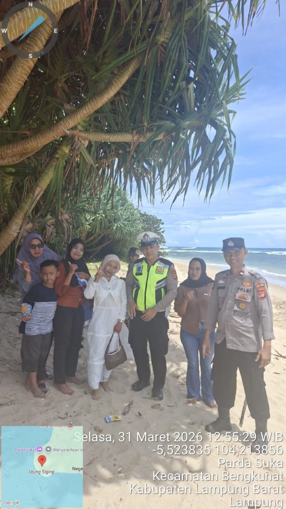 JAMIN KEAMANAN WISATAWAN, POLSEK NGARAS GELAR PATROLI DI OBJEK WISATA