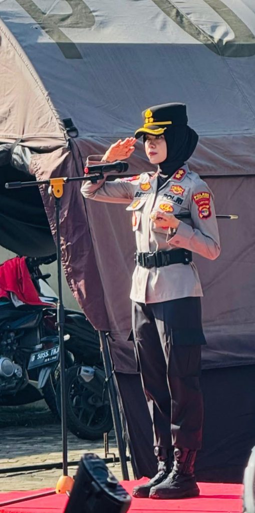 KAPOLRES PESISIR BARAT PIMPIN APEL GELAR PASUKAN OPERASI KETUPAT KRAKATAU 2026