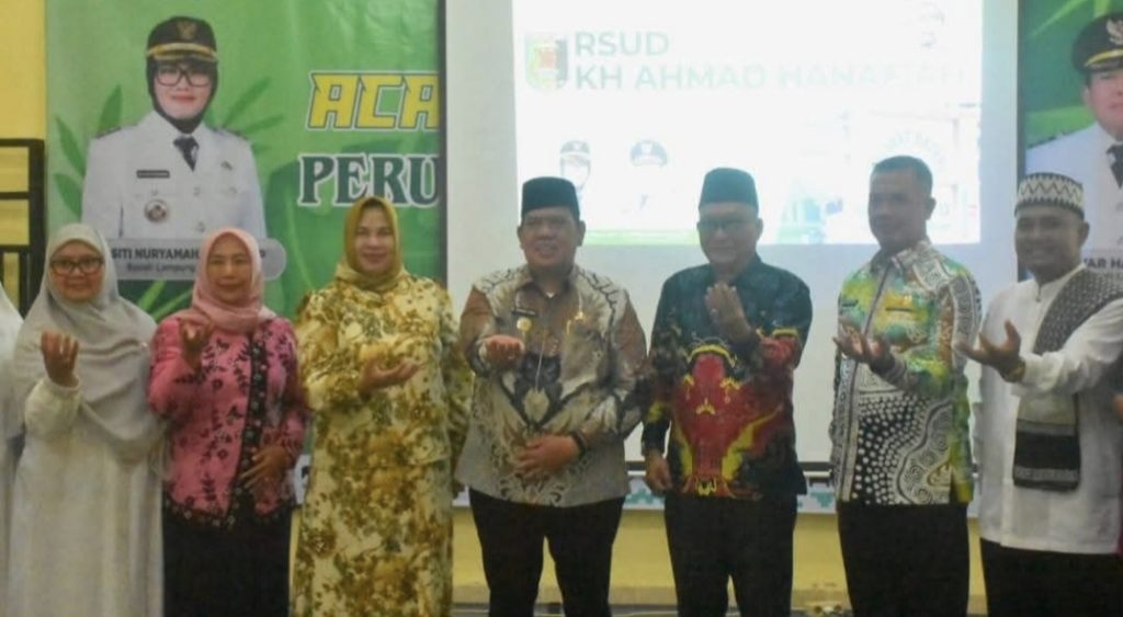 Wabup Azwar Hadi Resmikan Perubahan Nama RSUD Sukadana Menjadi RSUD KH.Ahmad Hanafiah