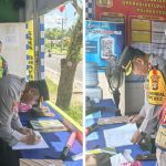 KABAG OPS DAN KAPOLSEK PESISIR TENGAH POLRES PESISIR BARAT LAKSANAKAN KUNJUNGAN MONITORING KE POS PELAYANAN KRUI