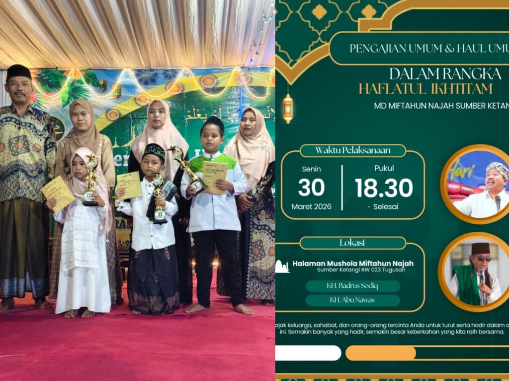 Haflatul Ikhtitam MD Miftahun Najah Digelar Dua Hari, Pengasuh Tekankan Ilmu Harus Diamalkan