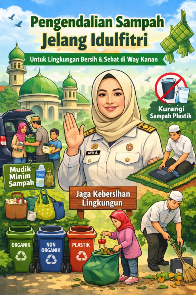 Jelang Hari Raya 1447 H, Pemkab Way Kanan Terbitkan Surat Edaran Bupati Tentang Pengendalian Sampah
