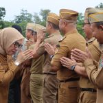 Pemkab Way Kanan Gelar Apel Halalbihalal di Lapangan Buway Pemuka