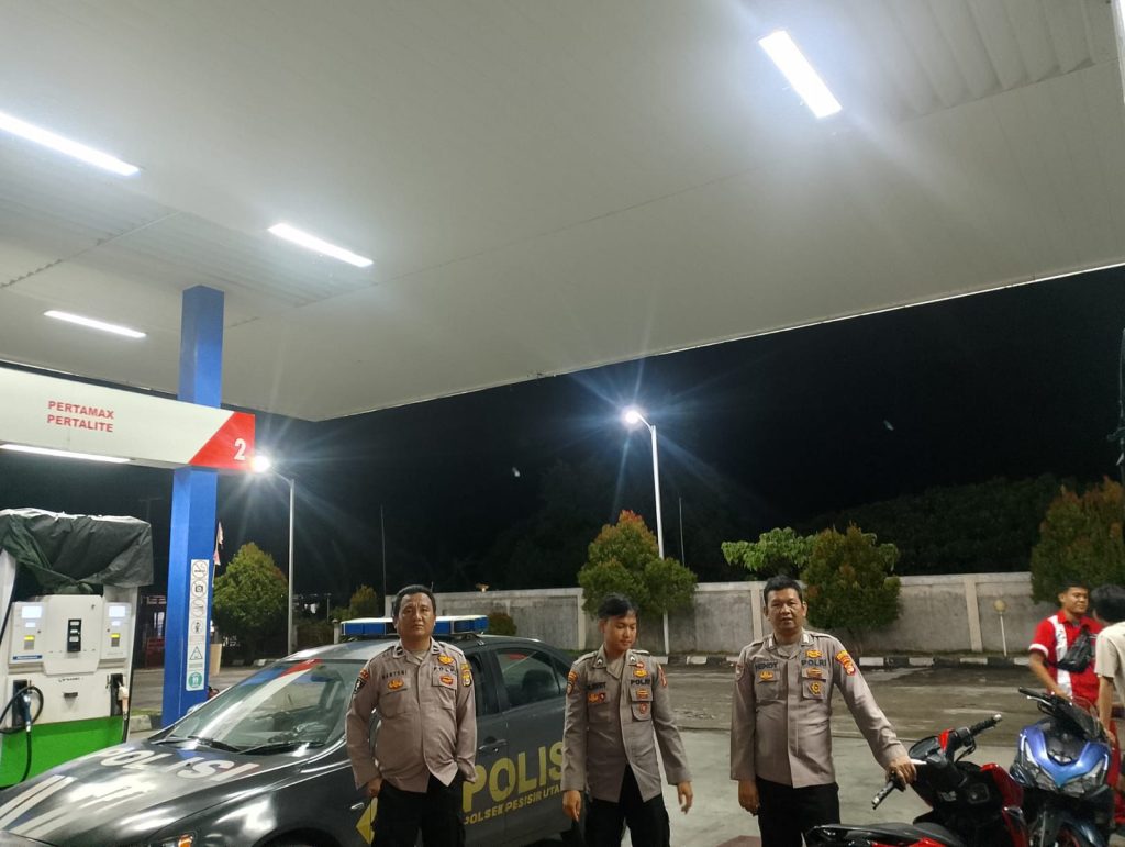 POLSEK PESISIR UTARA GELAR PATROLI ANTISIPASI TINDAK KEJAHATAN