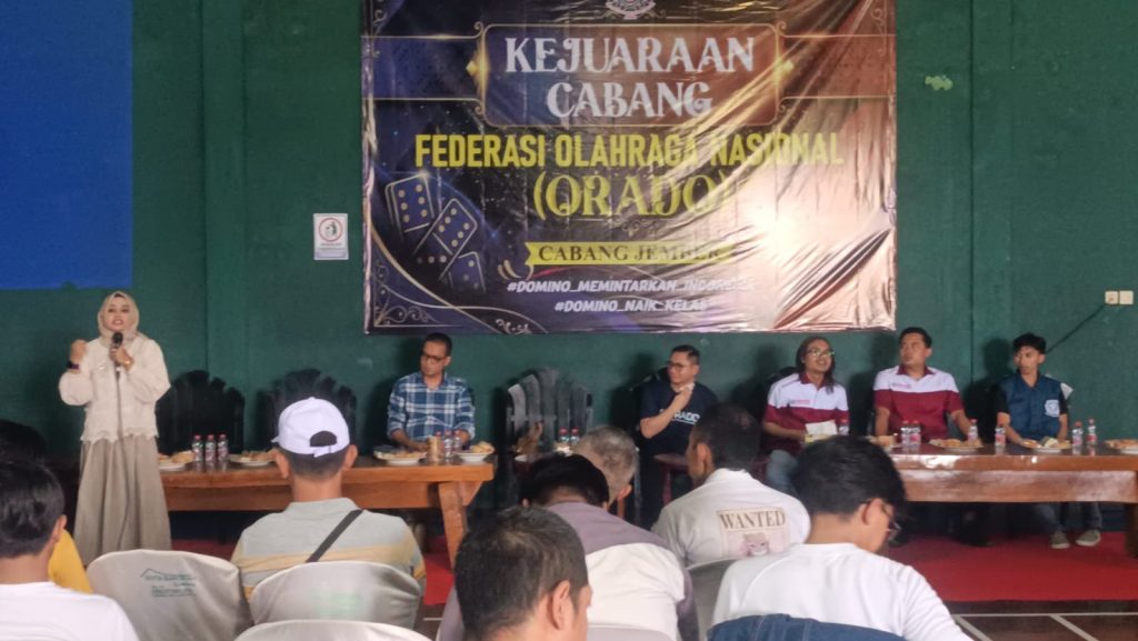 Kejuaraan Cabang Domino ORADO Jember Resmi Digelar, 128 Atlet Ramaikan Pertandingan