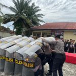 TINGKATKAN KEMAMPUAN PERSONEL, SAT SAMAPTA POLRES PESISIR BARAT GELAR LATIHAN DALMAS