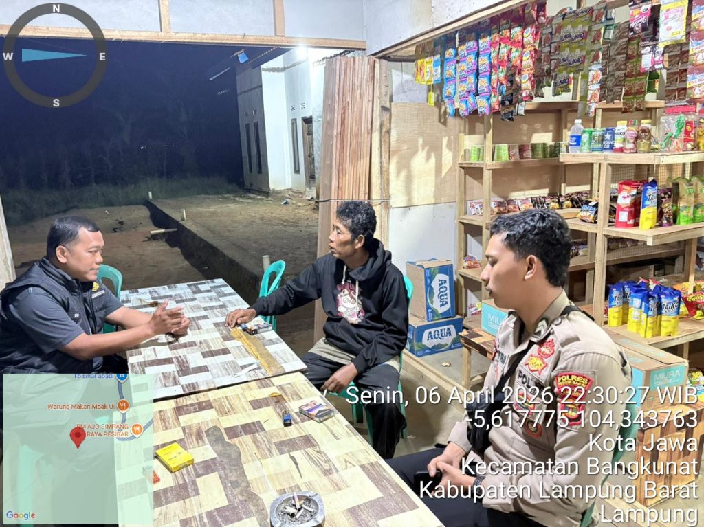 POLSEK NGARAS GELAR PATROLI PREEMTIF ANTISIPASI TINDAK PIDANA MALAM HARI