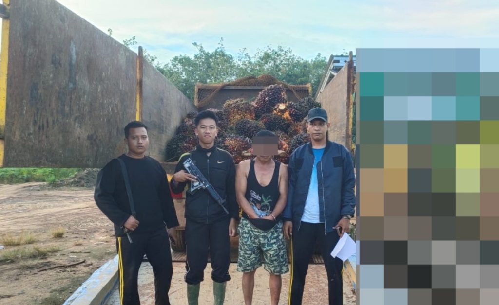 Curi Buah Sawit dan Miliki Senpi Rakitan, Pria Asal Tulang Bawang Diringkus Polisi