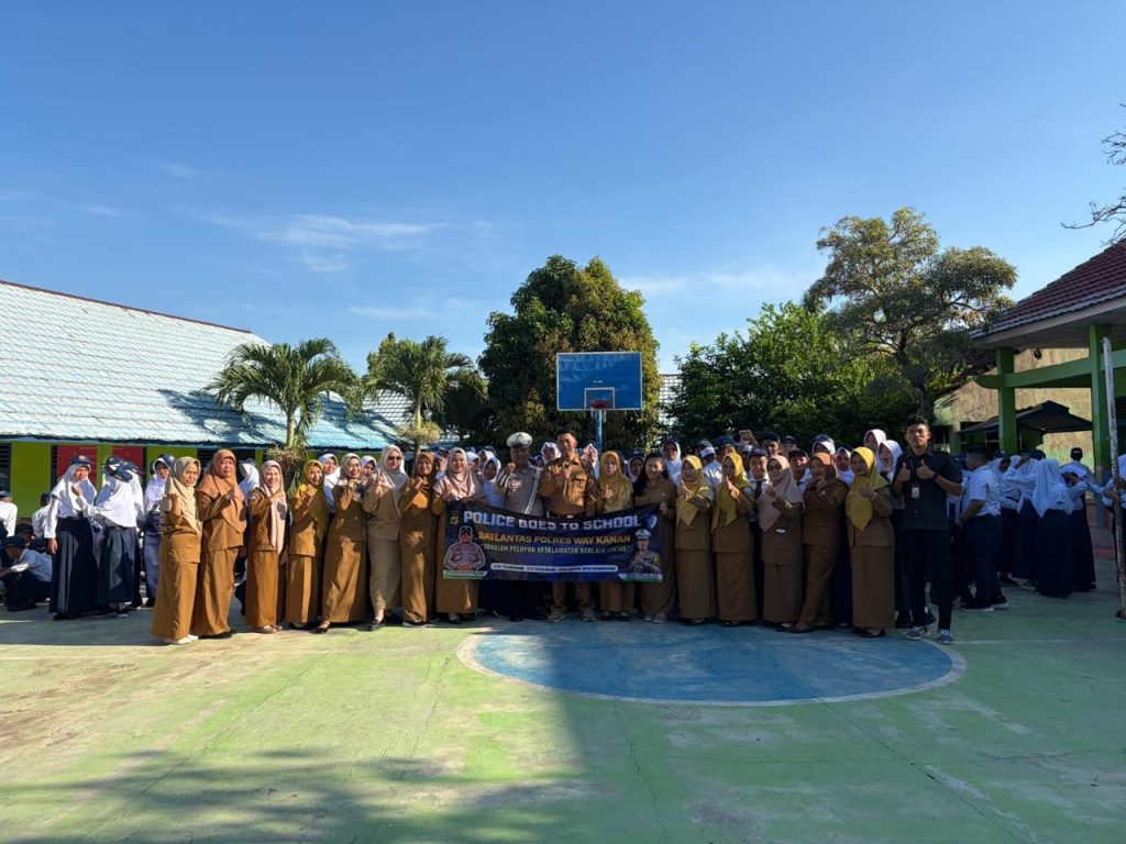 Binluh di SMP, Polisi Ingatkan Pelajar Bijak Bermedsos dan Tertib Berlalulintas