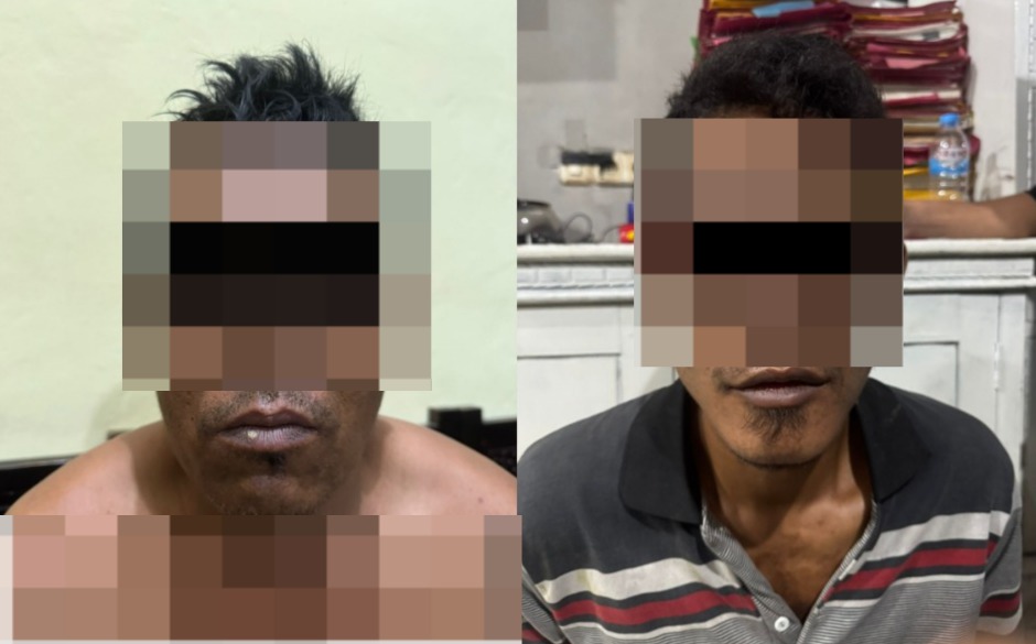 Dua Terduga Pelaku Pencuri Rel Kereta Dibekuk Polres Way Kanan, Kerugian Rp 670 juta