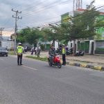 JAGA KELANCARAN LALU LINTAS, SAT SAMAPTA POLRES PESISIR BARAT INTENSIFKAN PAM RAWAN PAGI