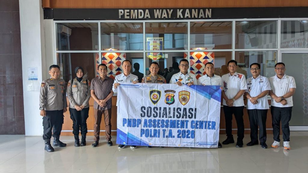 Kabag Binkar Biro SDM Polda Lampung Sosialisasi PNPB Asessment Center Polri di Pemda Way Kanan