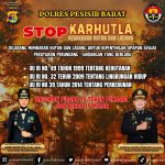 POLRES PESISIR BARAT AJAK MASYARAKAT STOP KARHUTLA