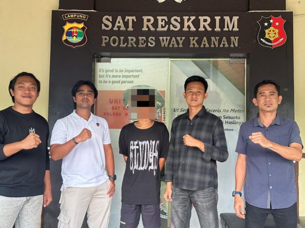 Diduga Cabuli Anak di Bawah Umur, WS Tak Berkutik Saat Diamankan PPA Polres Way Kanan