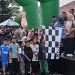 Rayakan HUT ke-27 Kabupaten Way Kanan, Wakapolres Way Kanan dan Anggota Ikuti Jalan Sehat