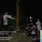 JAGA SITUASI KONDUSIF, PERSONEL POLSEK PESISIR SELATAN LAKSANAKAN PATROLI KRYD