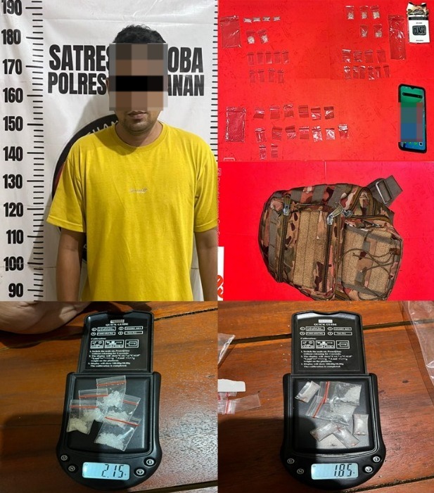Polisi Gagalkan Peredaran Diduga Narkotika Sabu 4 Gram di Way Kanan